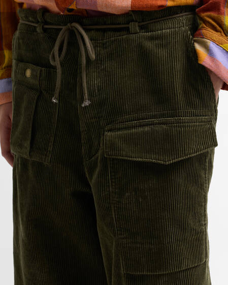 Barbour x Norbit Oversized Cord Trousers Olive