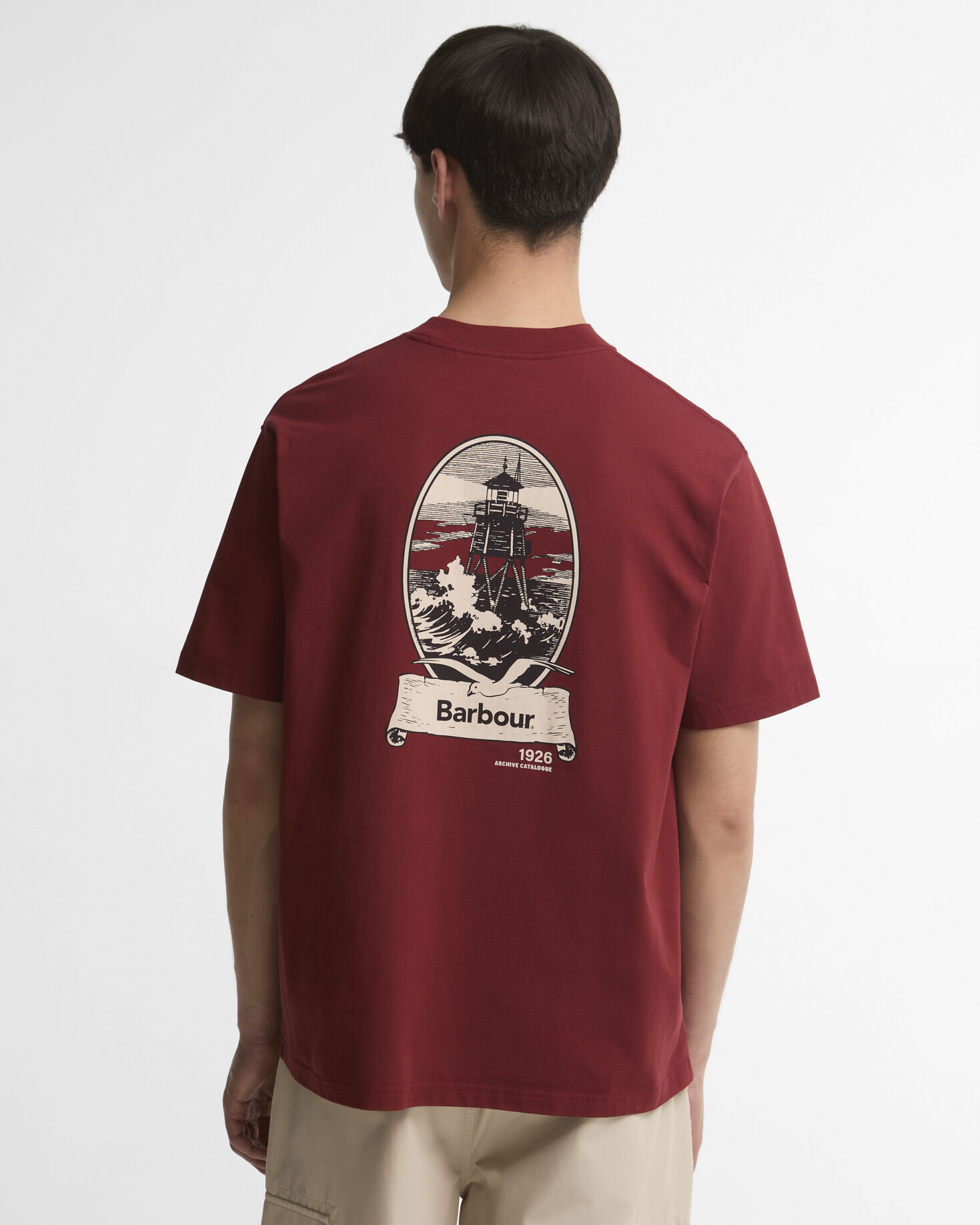 1926 Graphic Oversized T-Shirt Wine