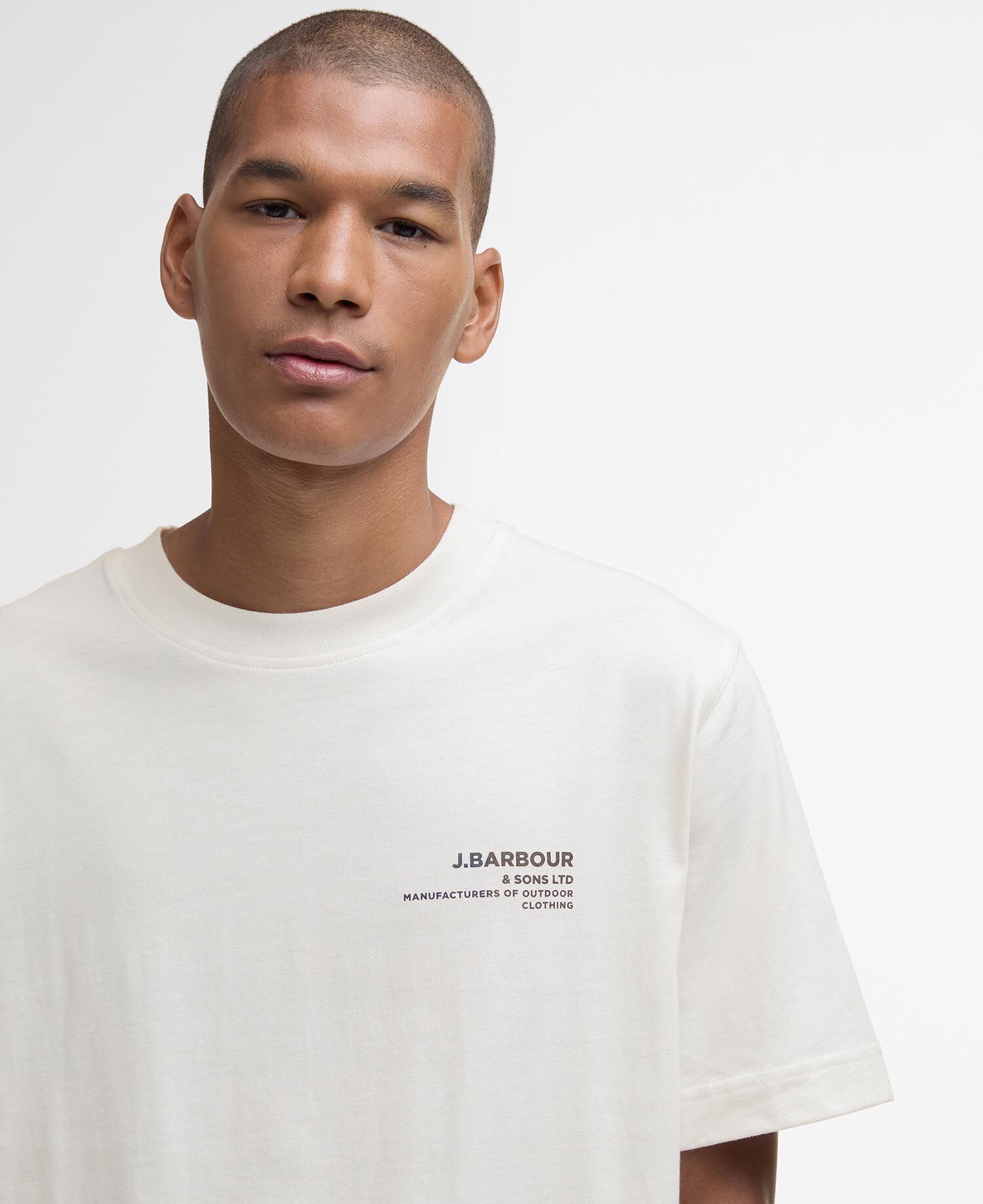 T-Shirt Parkend Photographic Relaxed Graphic Whisper White