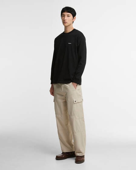 Logo Oversized Long-Sleeved T-Shirt 