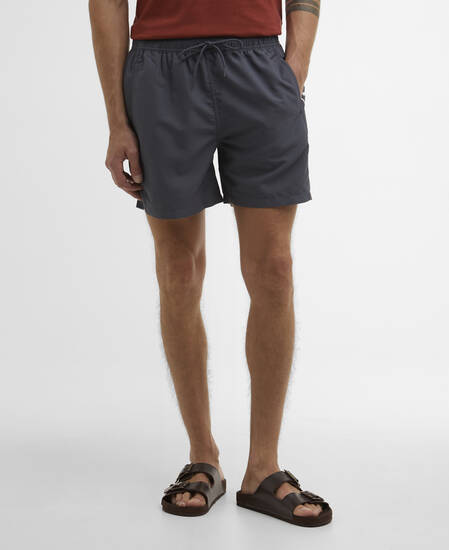 Costumi da bagno con logo grande Storm Grey