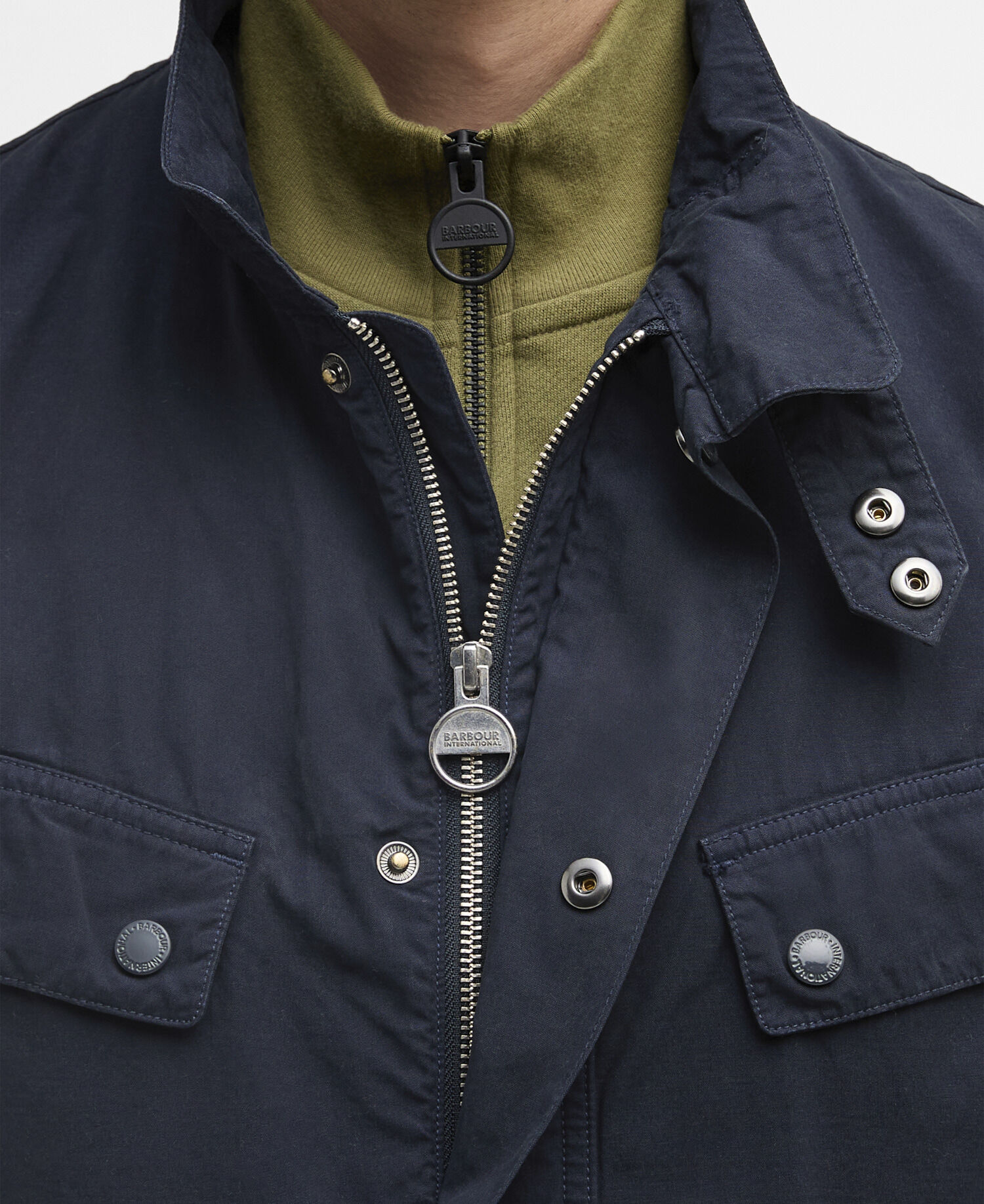 Garment Dyed Duke Casual Jacket Navy