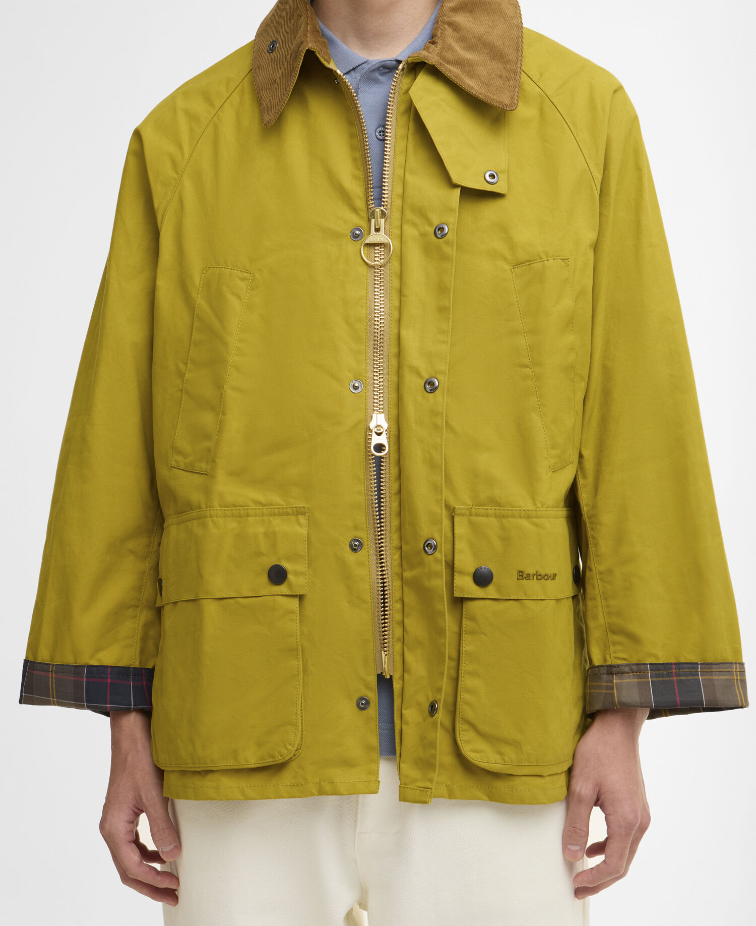 Freizeitjacke Oversized Bedale Olivine