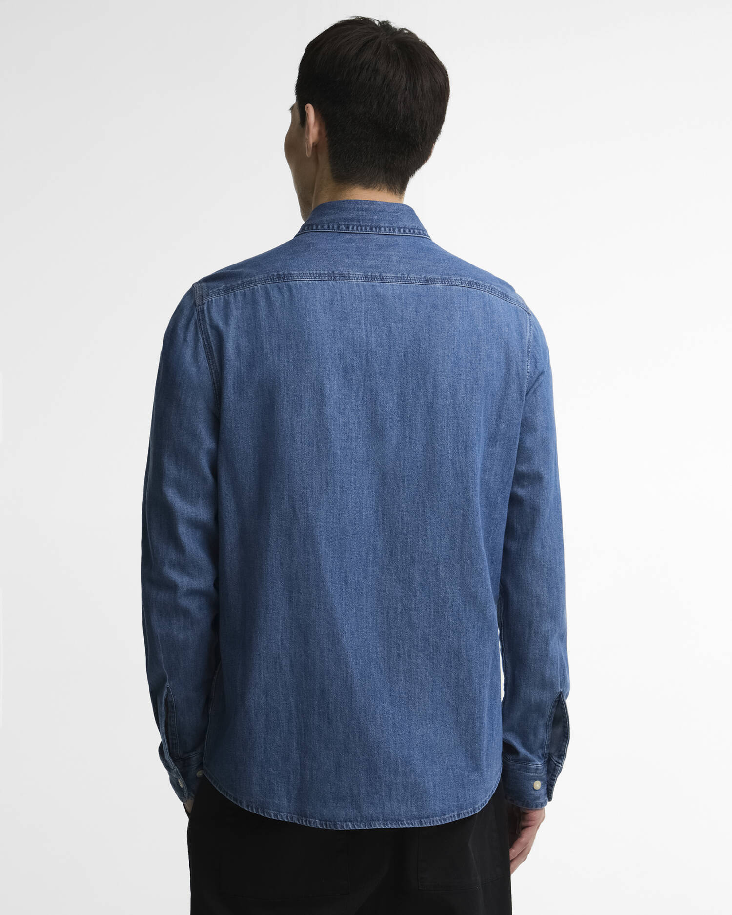 B.Intl Hemd Dufton Denim Mid Indigo image number 2
