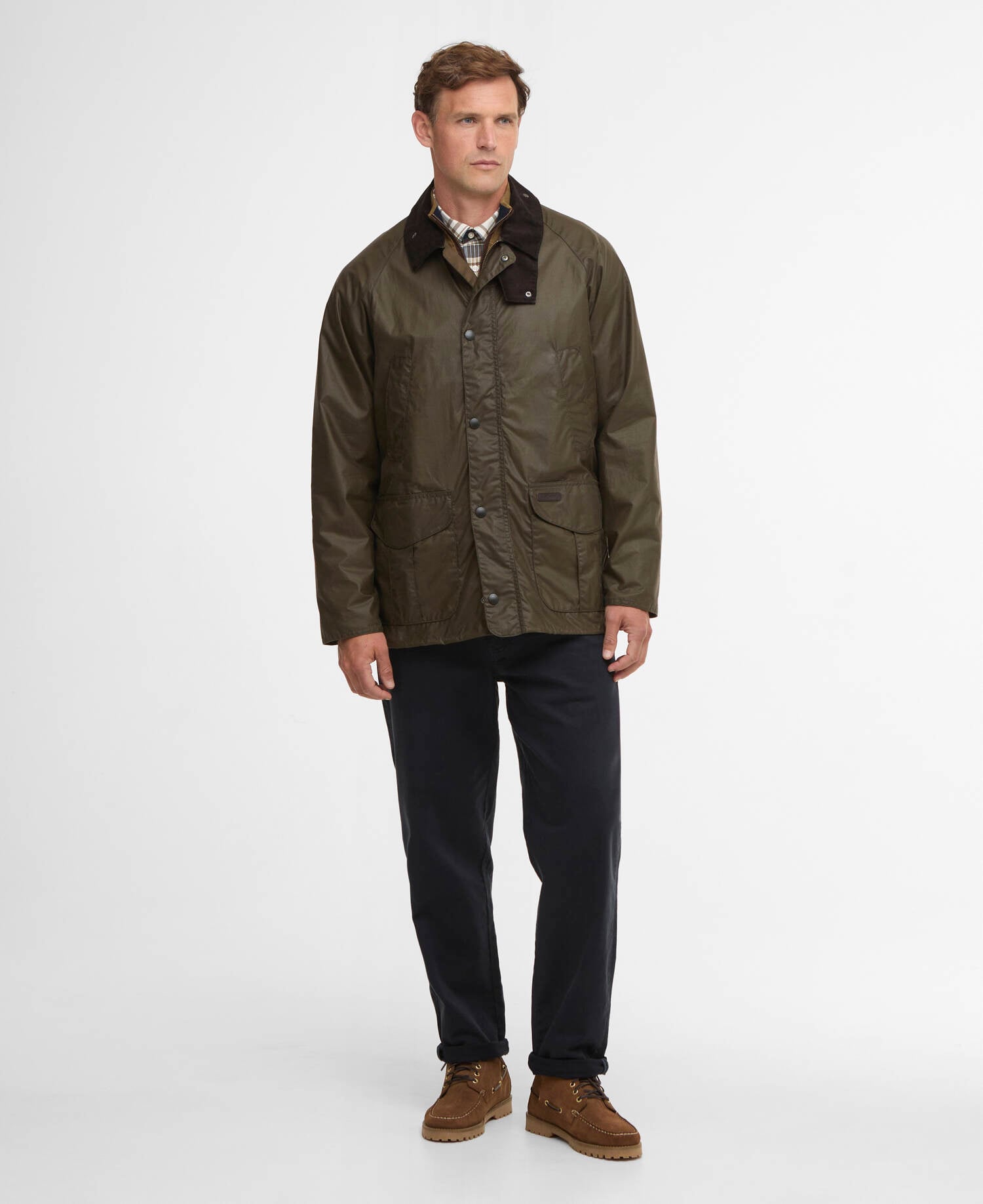 Lightweight Stratford Waxed Jacket Beech image number 1