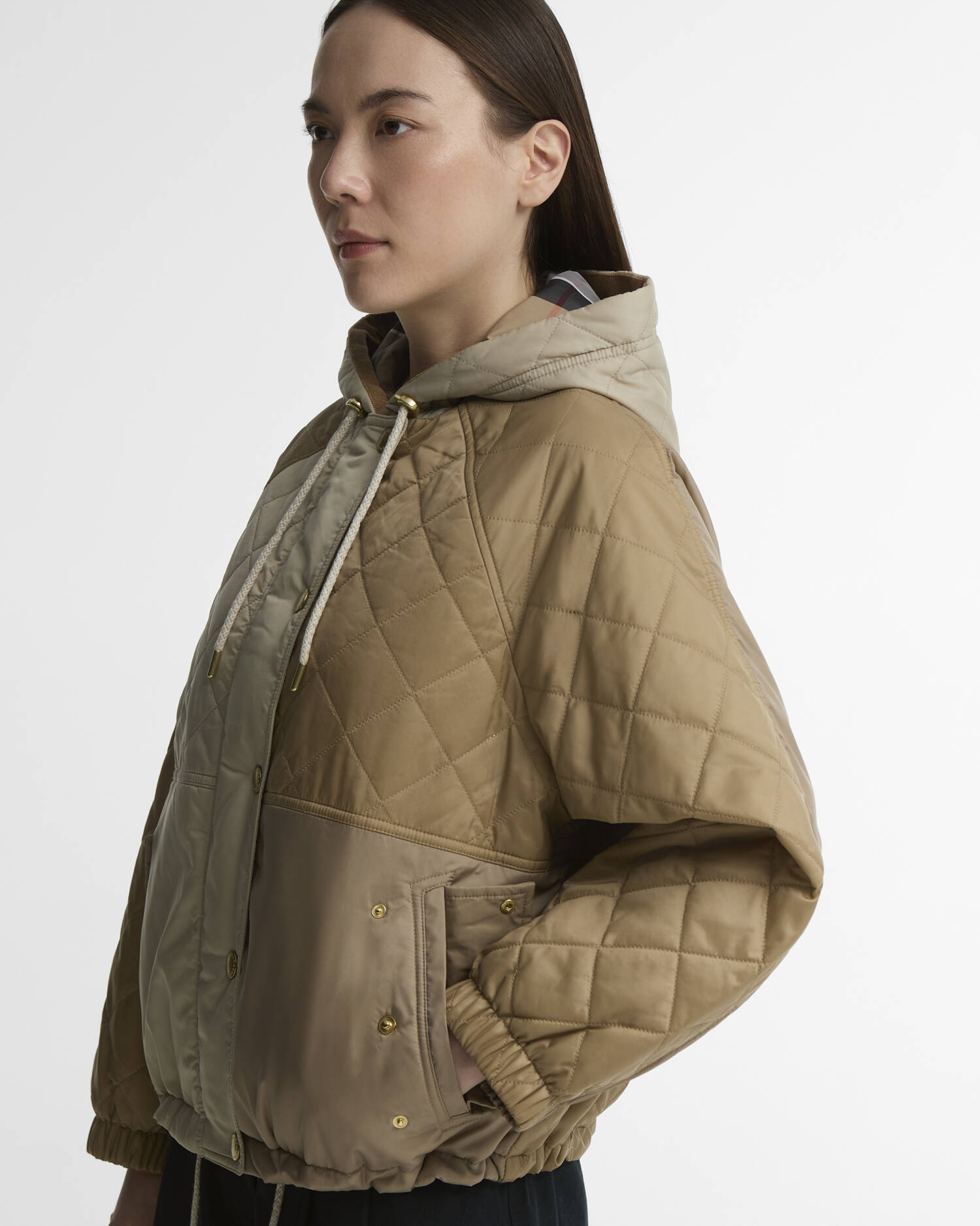 Ada Quilted Jacket Mist/Washed Stone/Trench/Dress image number 4
