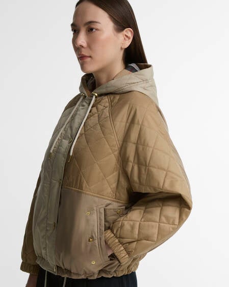 Ada Quilted Jacket Mist/Washed Stone/Trench/Dress