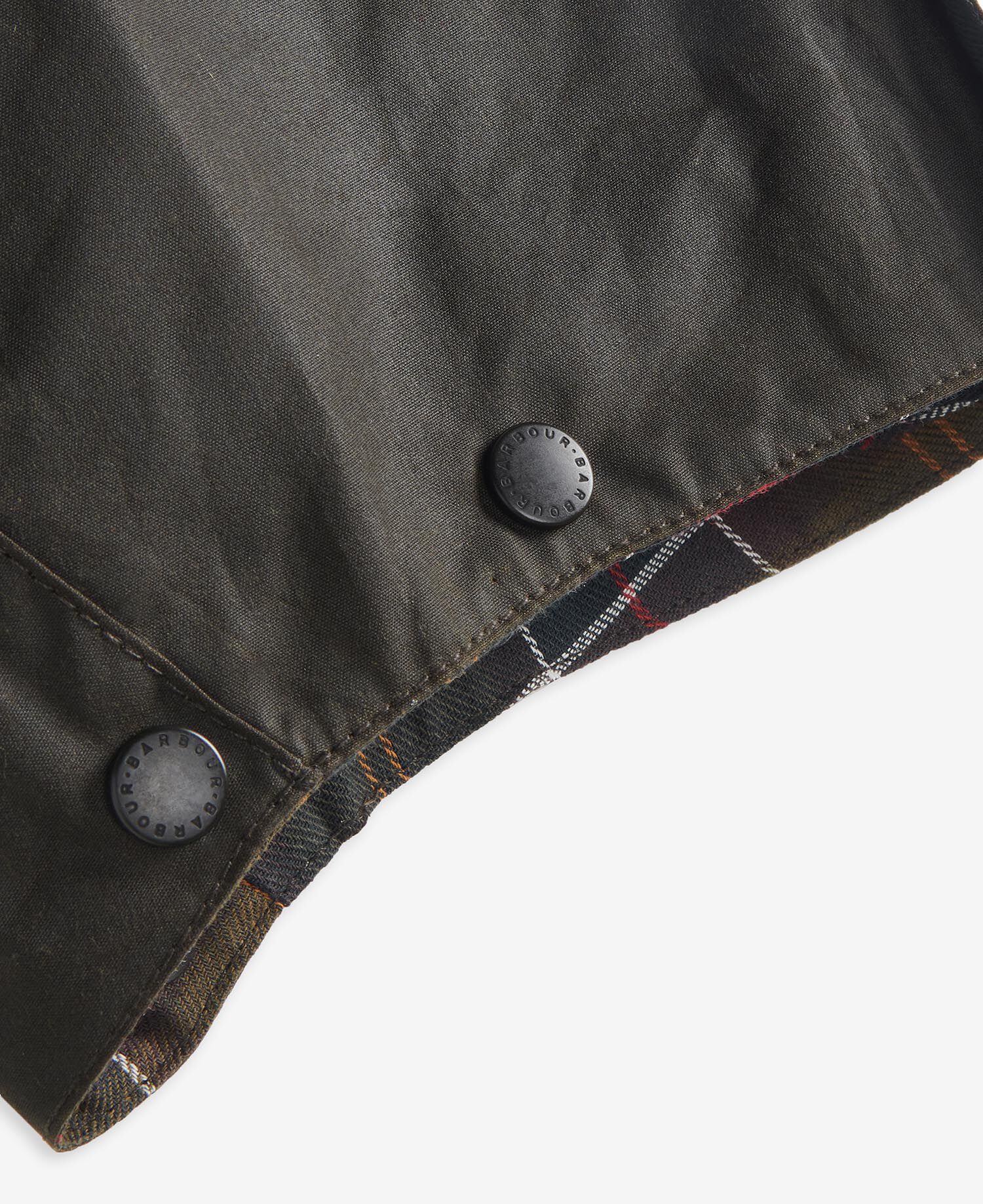 Childrens' Waxed Hood Olive