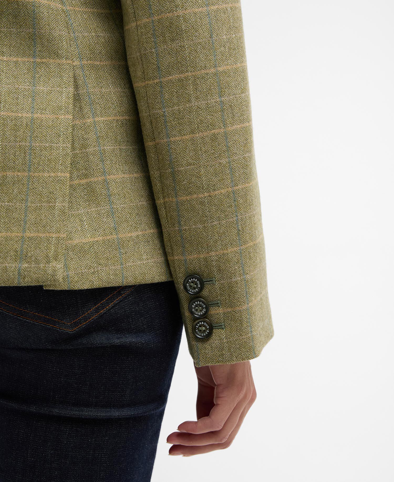 Blazer Lupin Tailored Light Olive Check