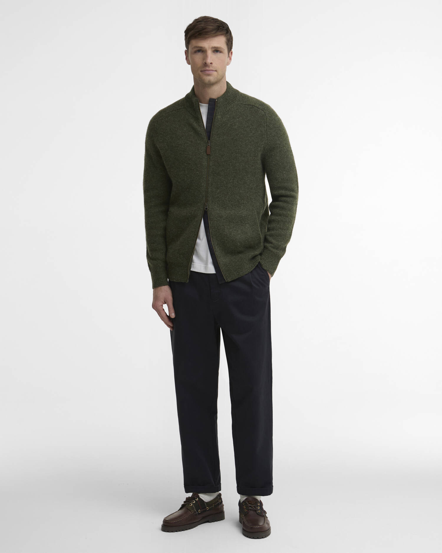 Talder Zip-Up Jumper Sage image number 1