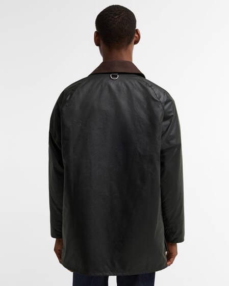 Barbour x A.P.C. Beaufort Waxed Jacket Dark Sage