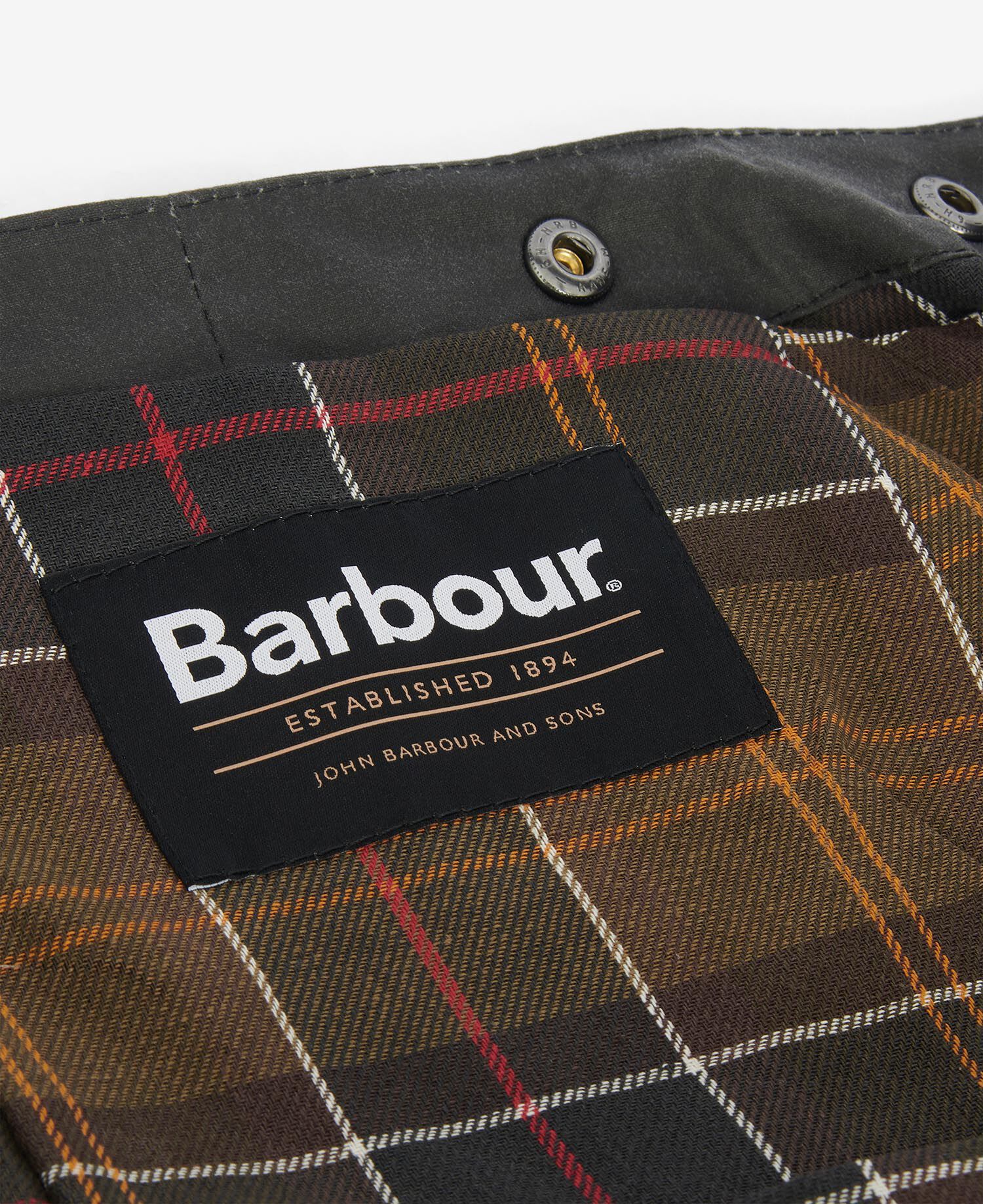 Waxed Cotton Hood Classic Grey