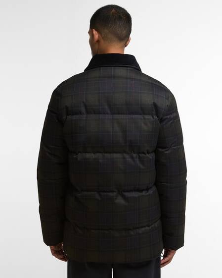 Lonnen Tartan Puffer Jacket Shadow Classic Tartan