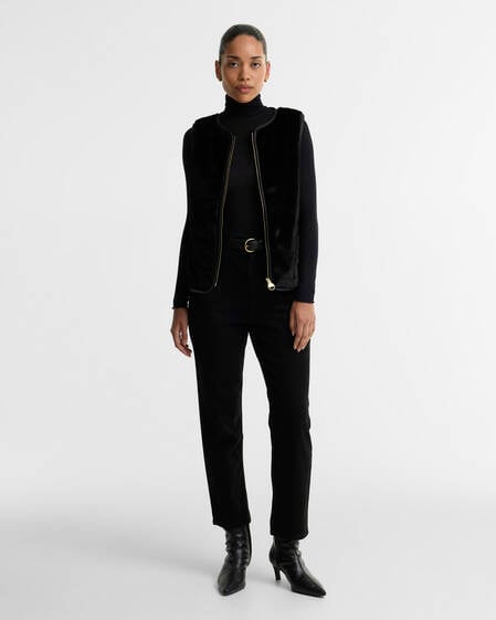 Oulton Faux-Fur Liner Black