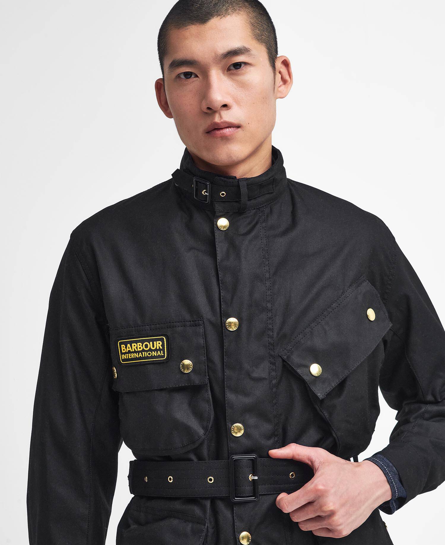 International Original Waxed Jacket Classic Black image number 3