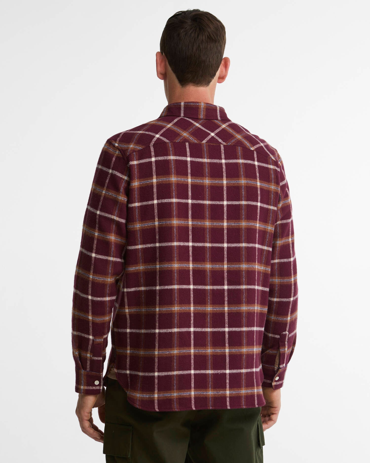 Hetton Authentic Fit Long-Sleeved Shirt Port image number 2