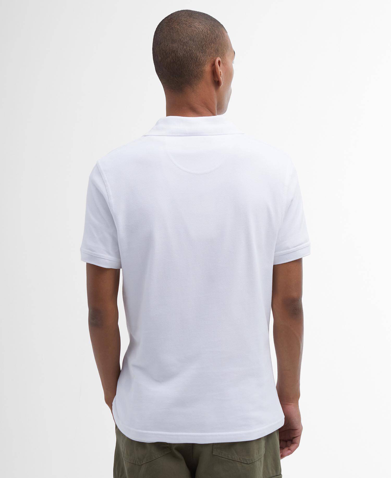 Sports Short-Sleeved Polo Shirt Classic White image number 2