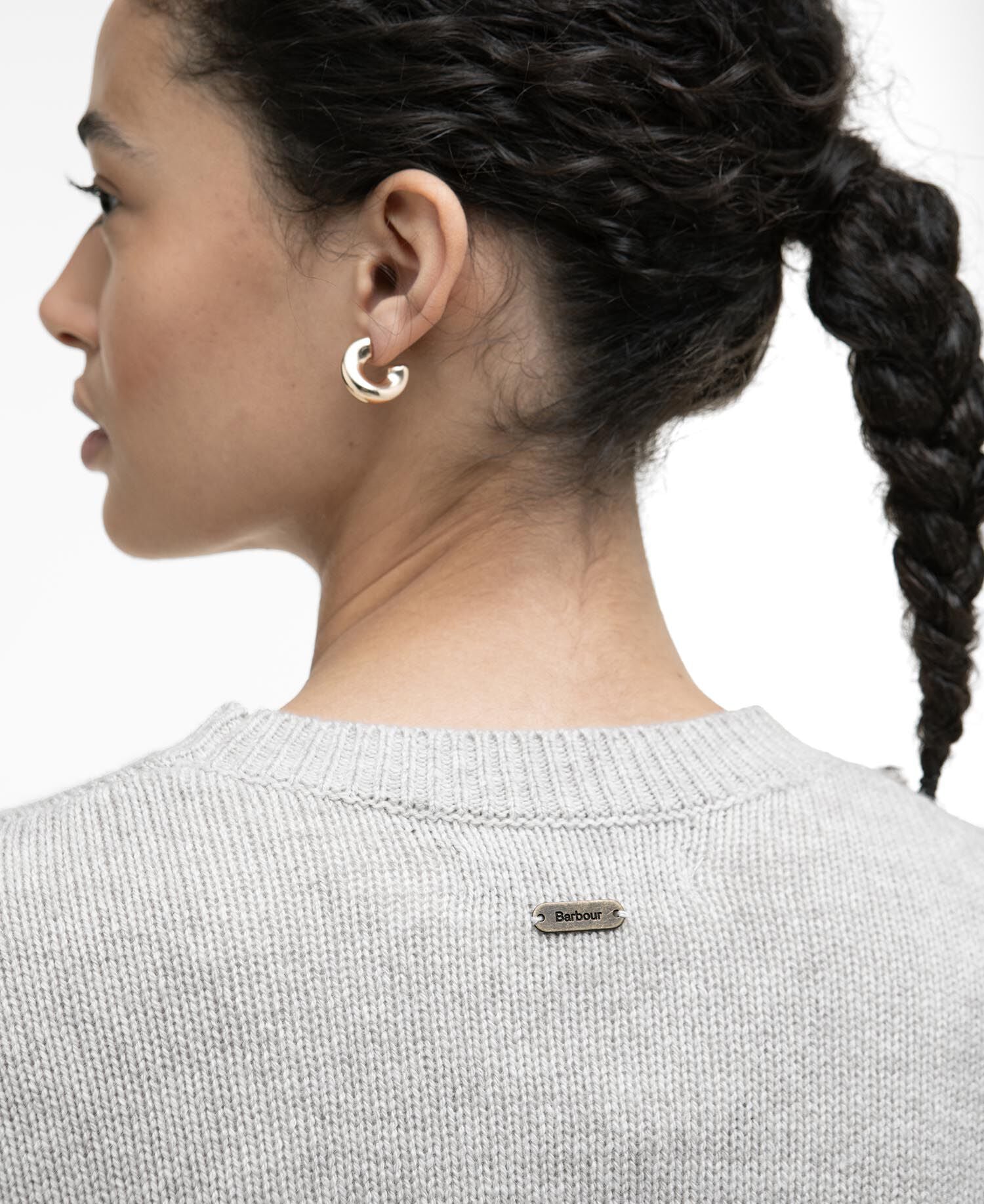 Woodhouse Wool-Cashmere Crew Neck Jumper Oatmeal