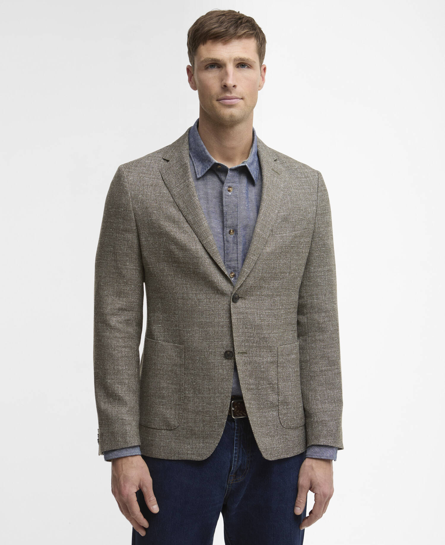 Blazer m&eacute;lange Auckland Olive image number 0