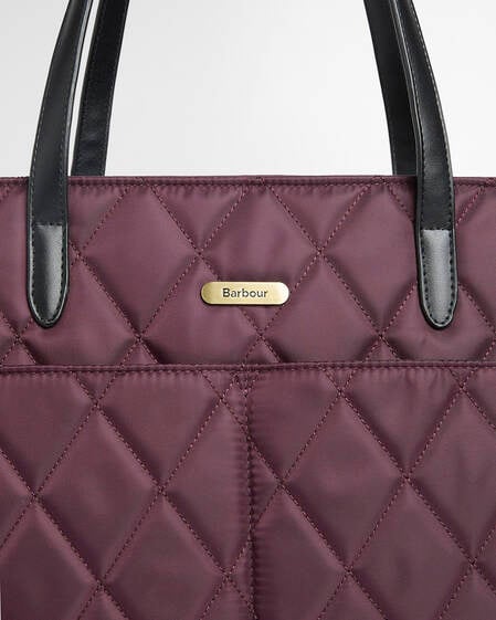 Quilted Tote Bag Fig