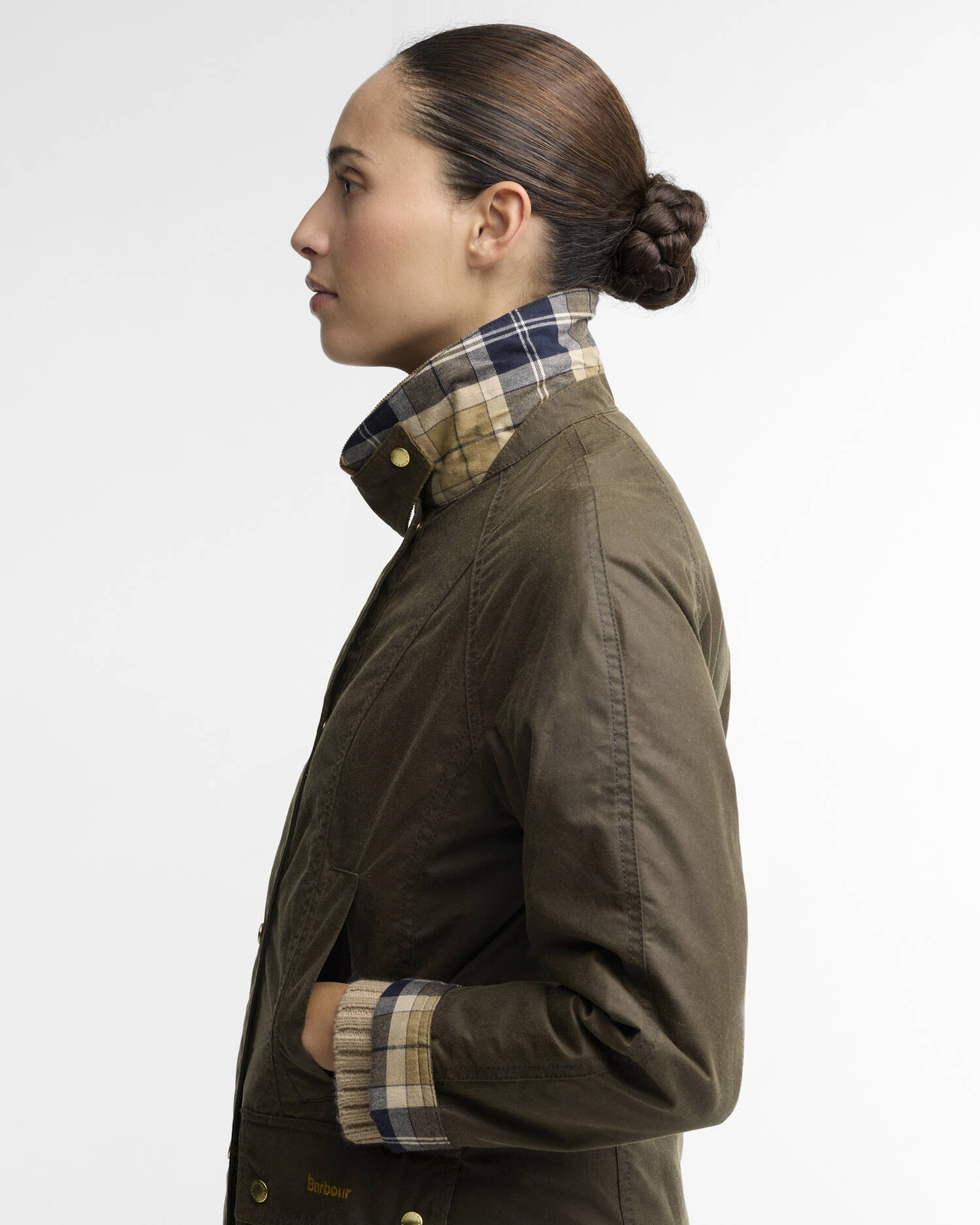 Icons Beadnell Waxed Jacket Beech/Birchwood image number 3