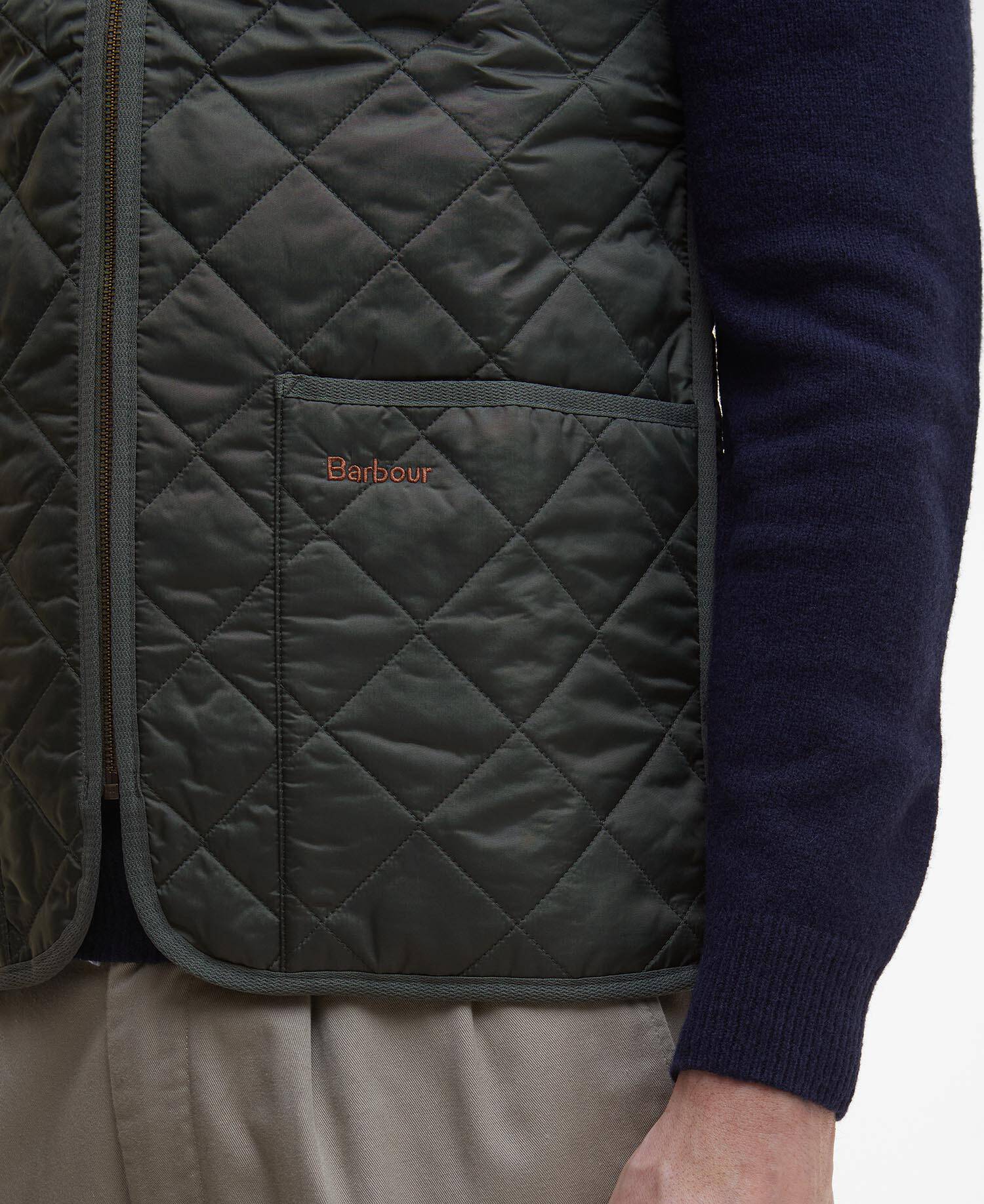 Quilted Zip-In Liner Olive-Ancient image number 5