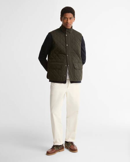 Lux Lowerdale Gilet Dark Sage