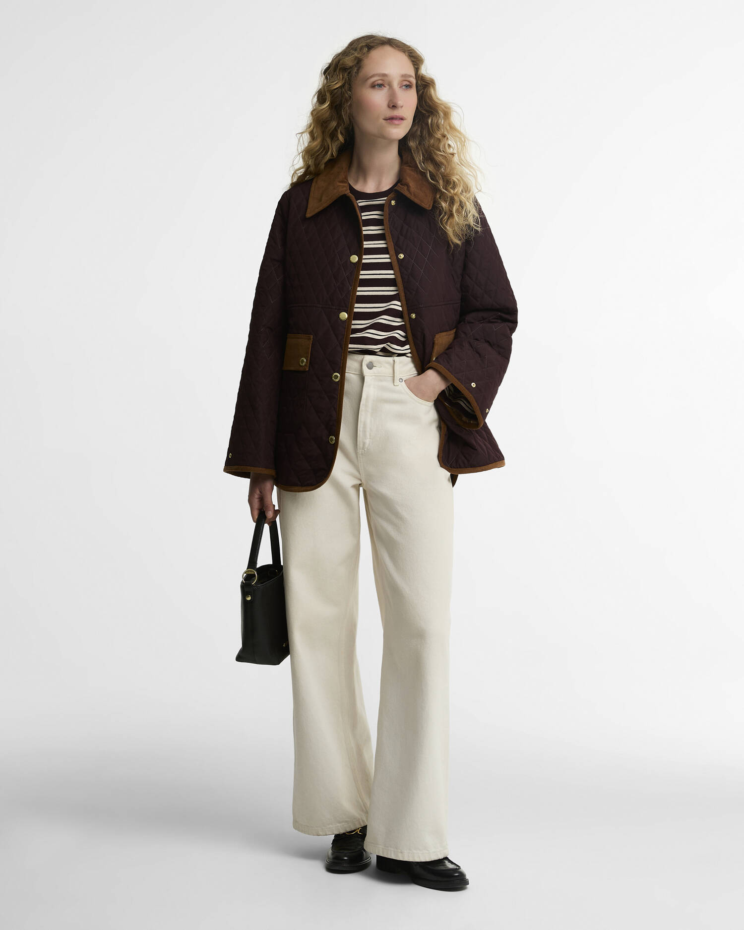 Barbour Steppjacke Whickham Fig/Muted image number 1