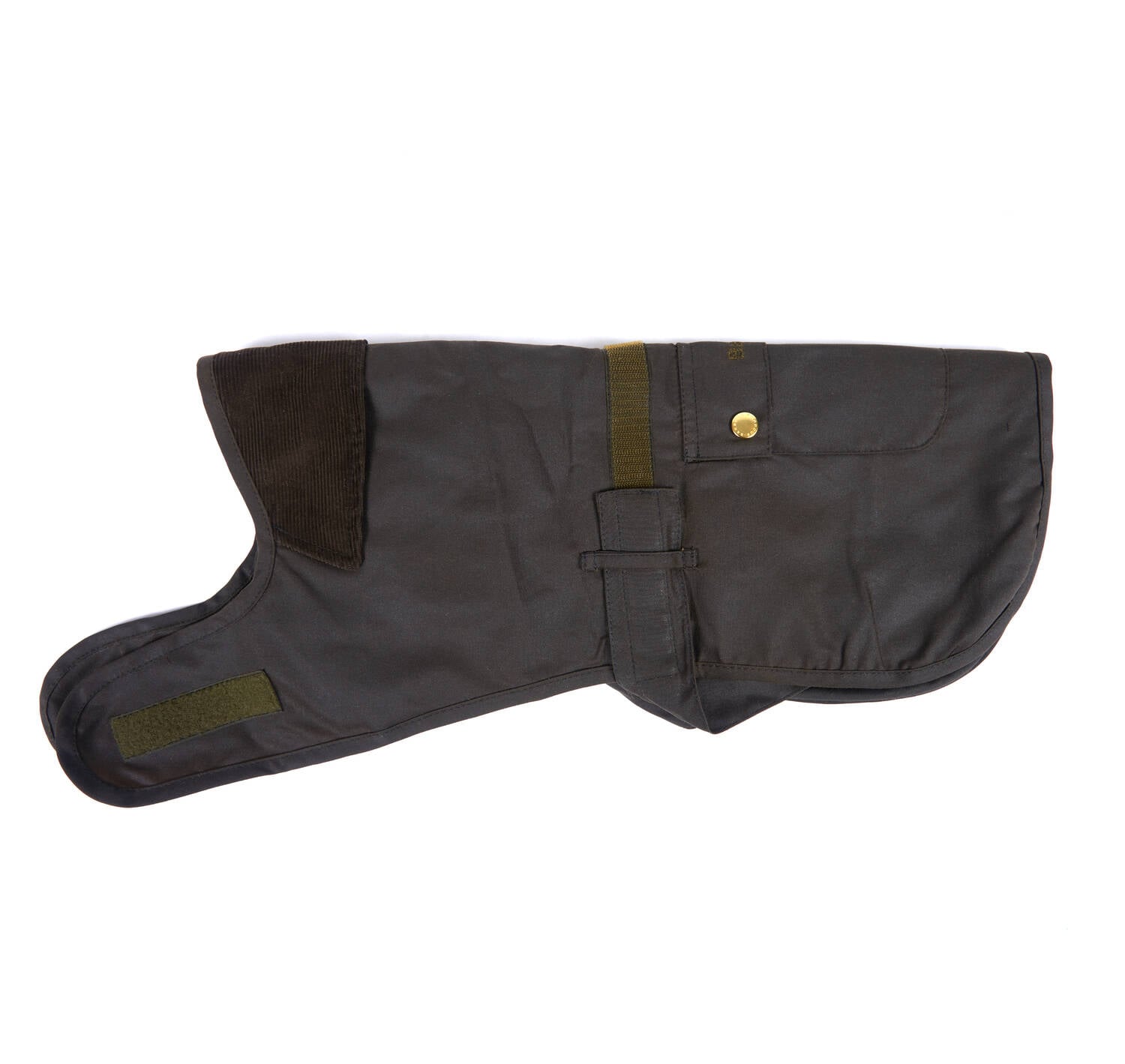 2-in-1 Waxed Dog Coat Olive image number 0
