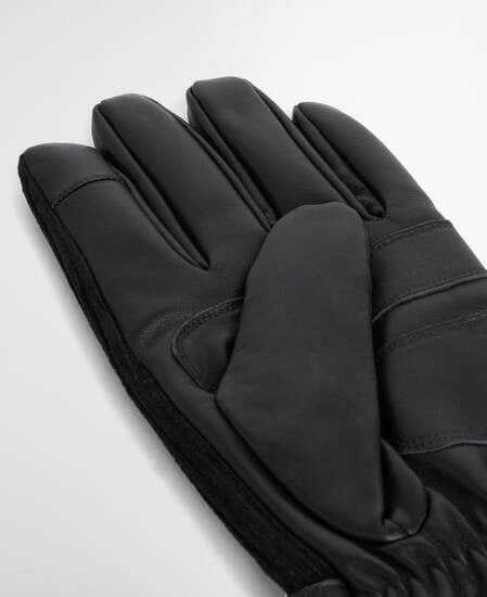 Nelson Leather Gloves Black