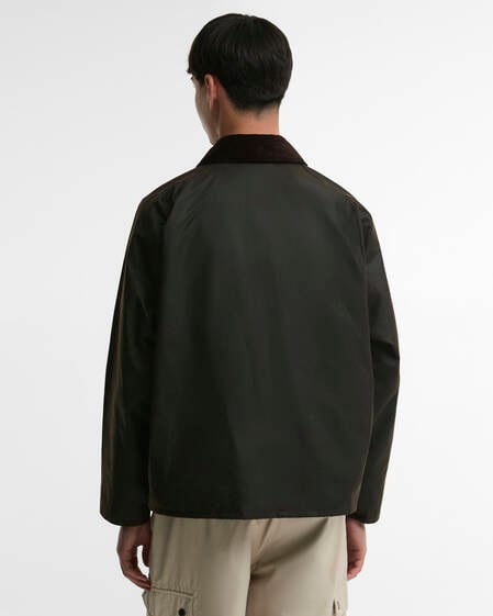 Wachsjacke OS Transport Dark Brown