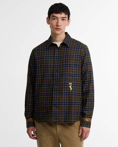 Paul Smith Loves Barbour Tartan Tailored Long-Sleeved Shirt PS Classic