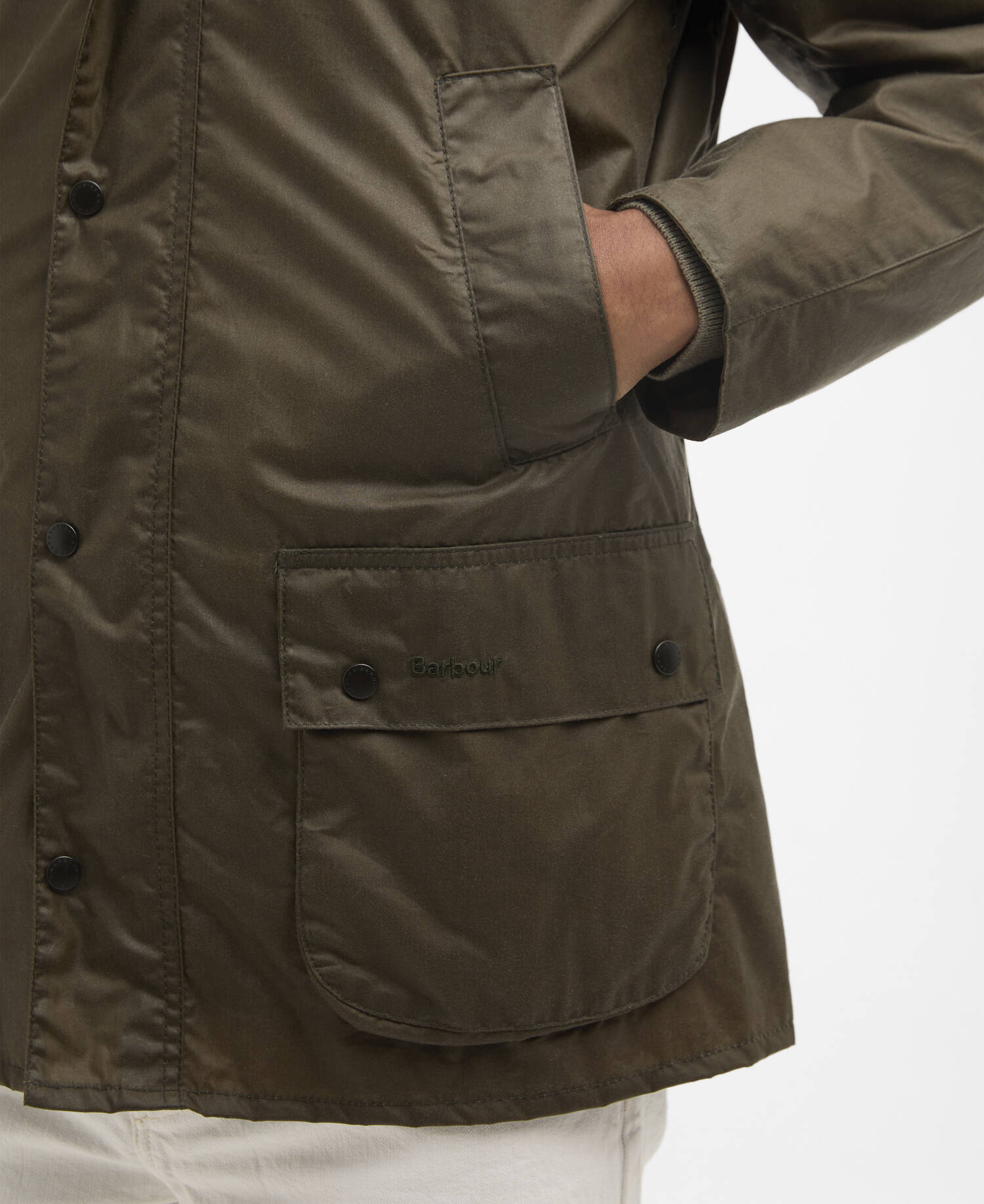 Lightweight Ashby Waxed Jacket Beech image number 4