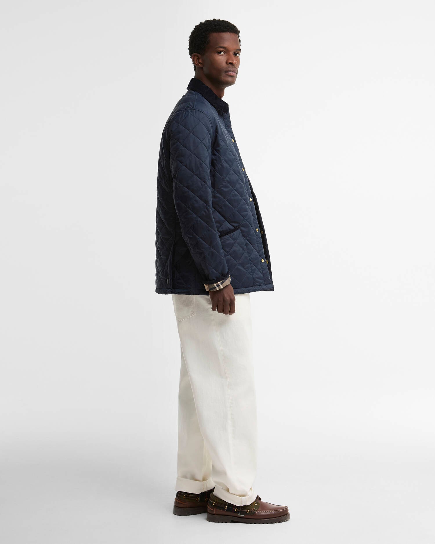 icons Heritage Quilted Jacket Navy image number 1