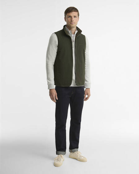 Reversible Fleece Gilet Sage