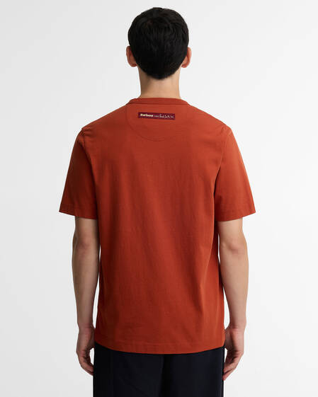 Paul Smith Loves Barbour Tinned Graphic T-Shirt Russet