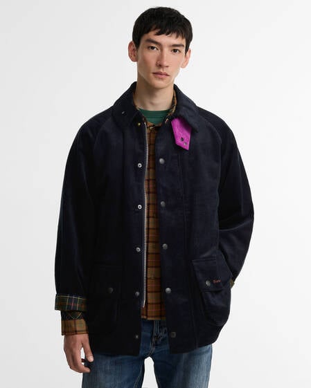 Paul Smith Loves Barbour Cord Beaufort Casual Jacket Dk Navy