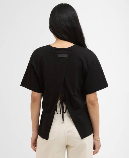 Liza Backless T-Shirt Black