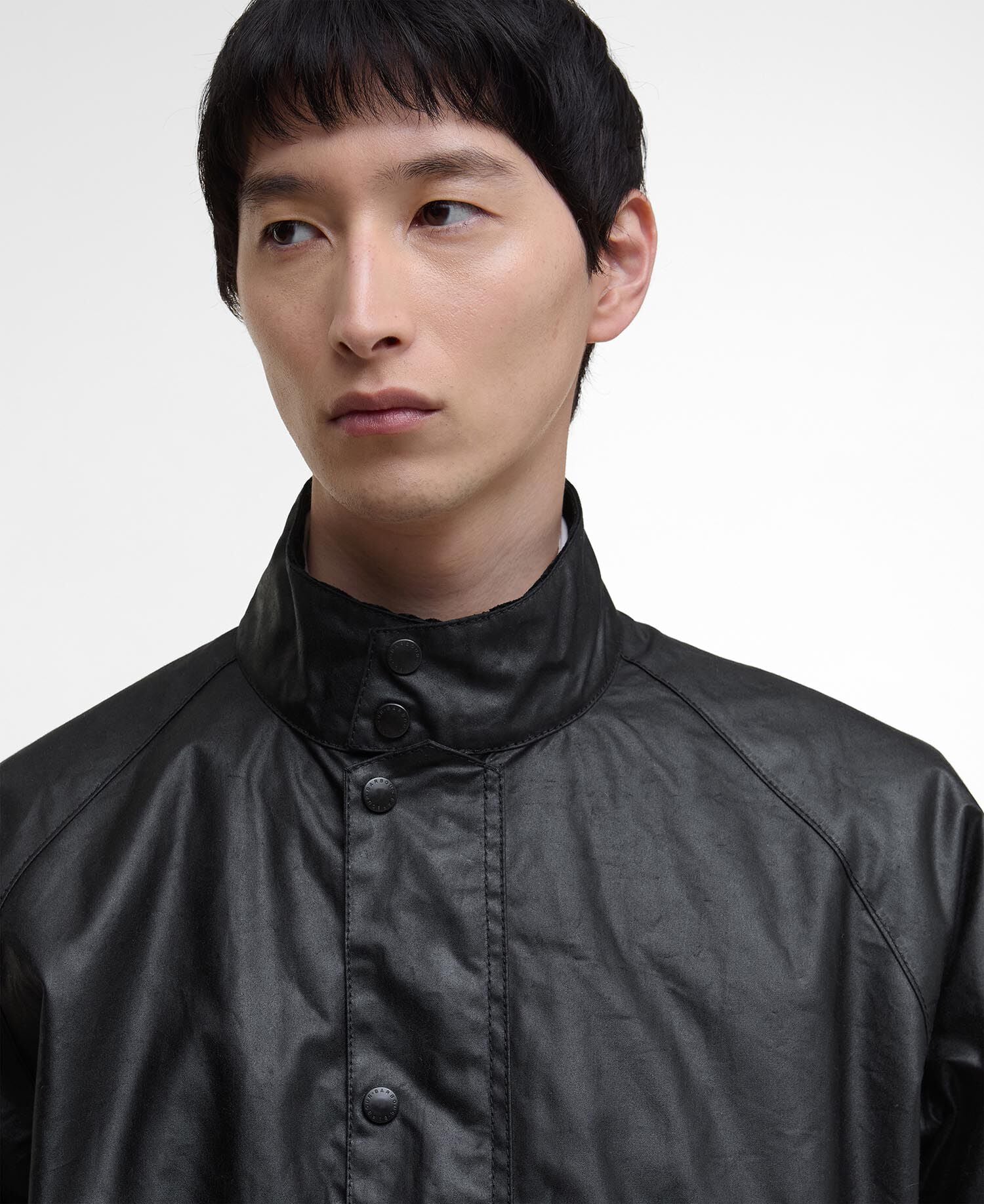 Blouson Transport Waxed Jacket Black
