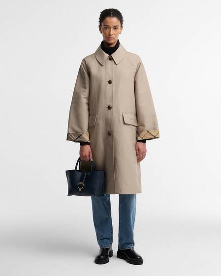 Barbour Ledertasche Alder Mini Navy