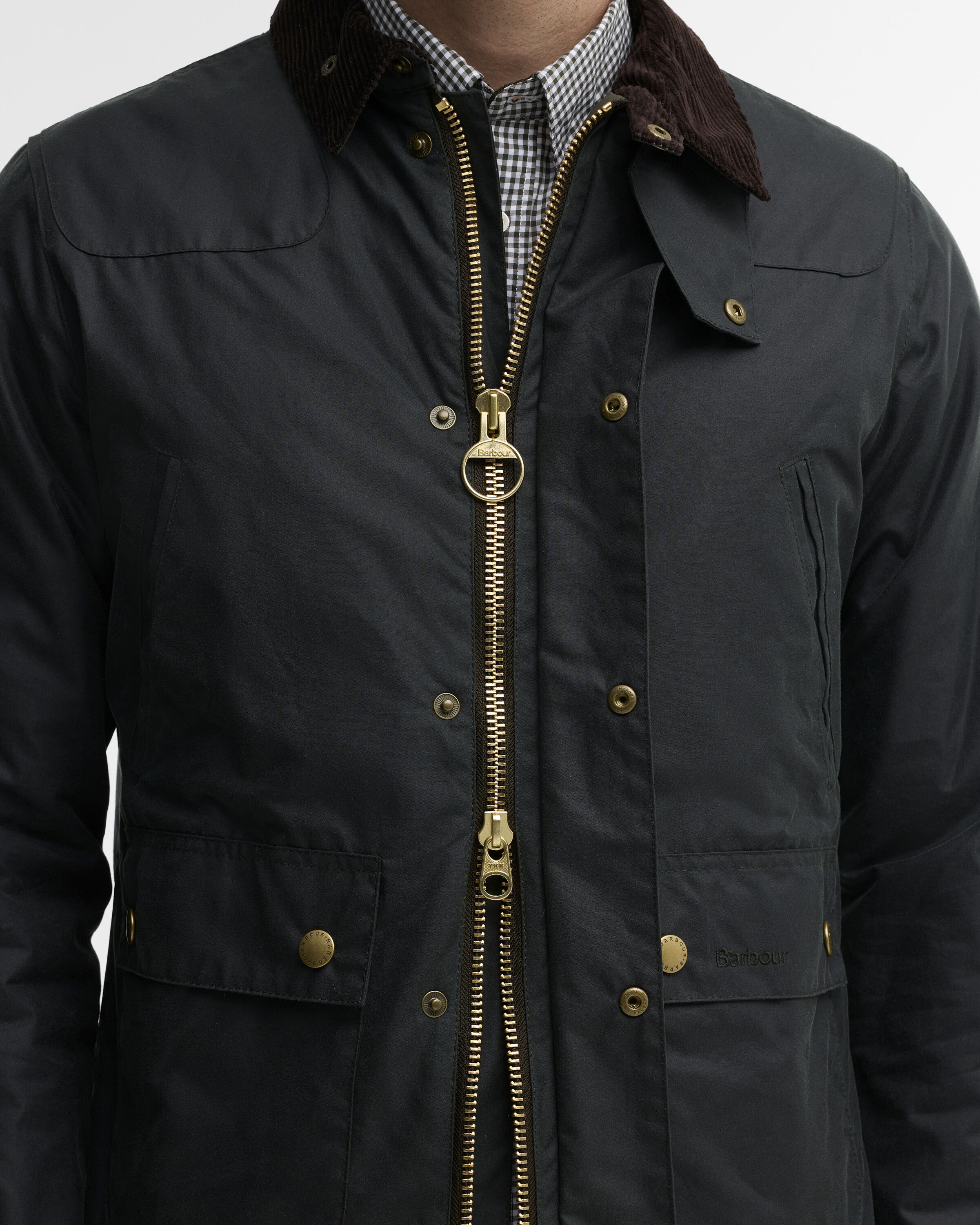 Reelin Waxed Jacket Sage