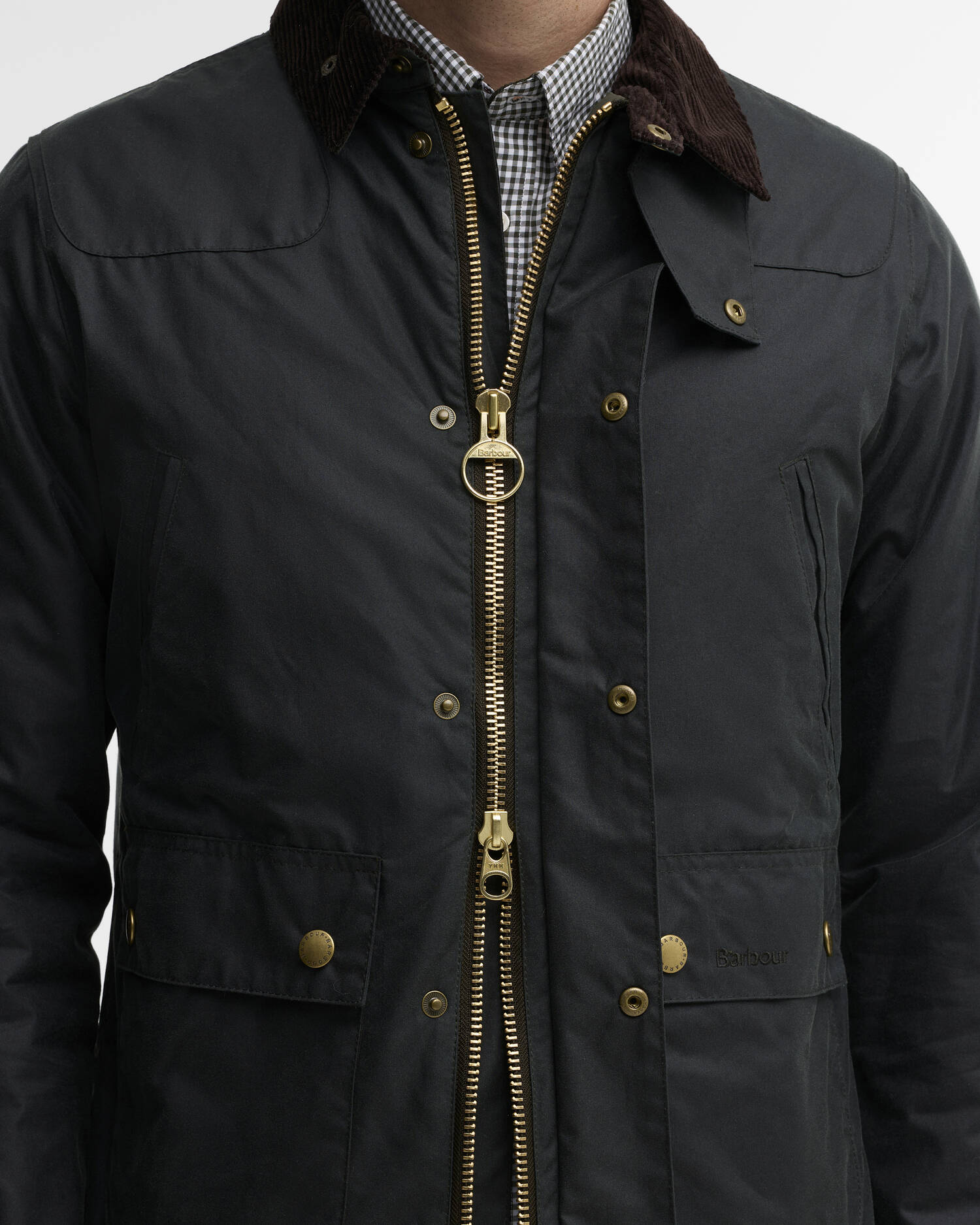 Reelin Waxed Jacket Sage image number 4