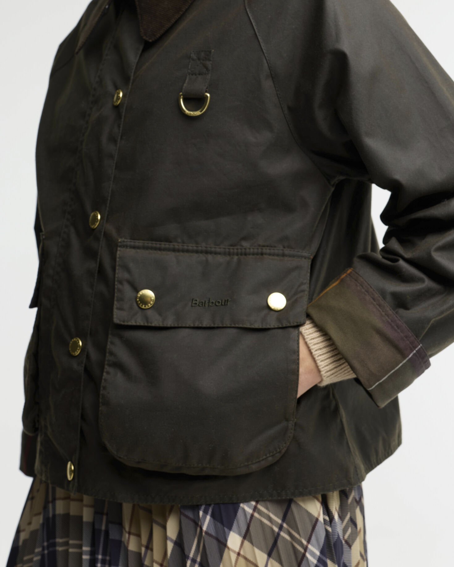 Barbour Wachsjacke Icons Modern Spey Olive/Classic
