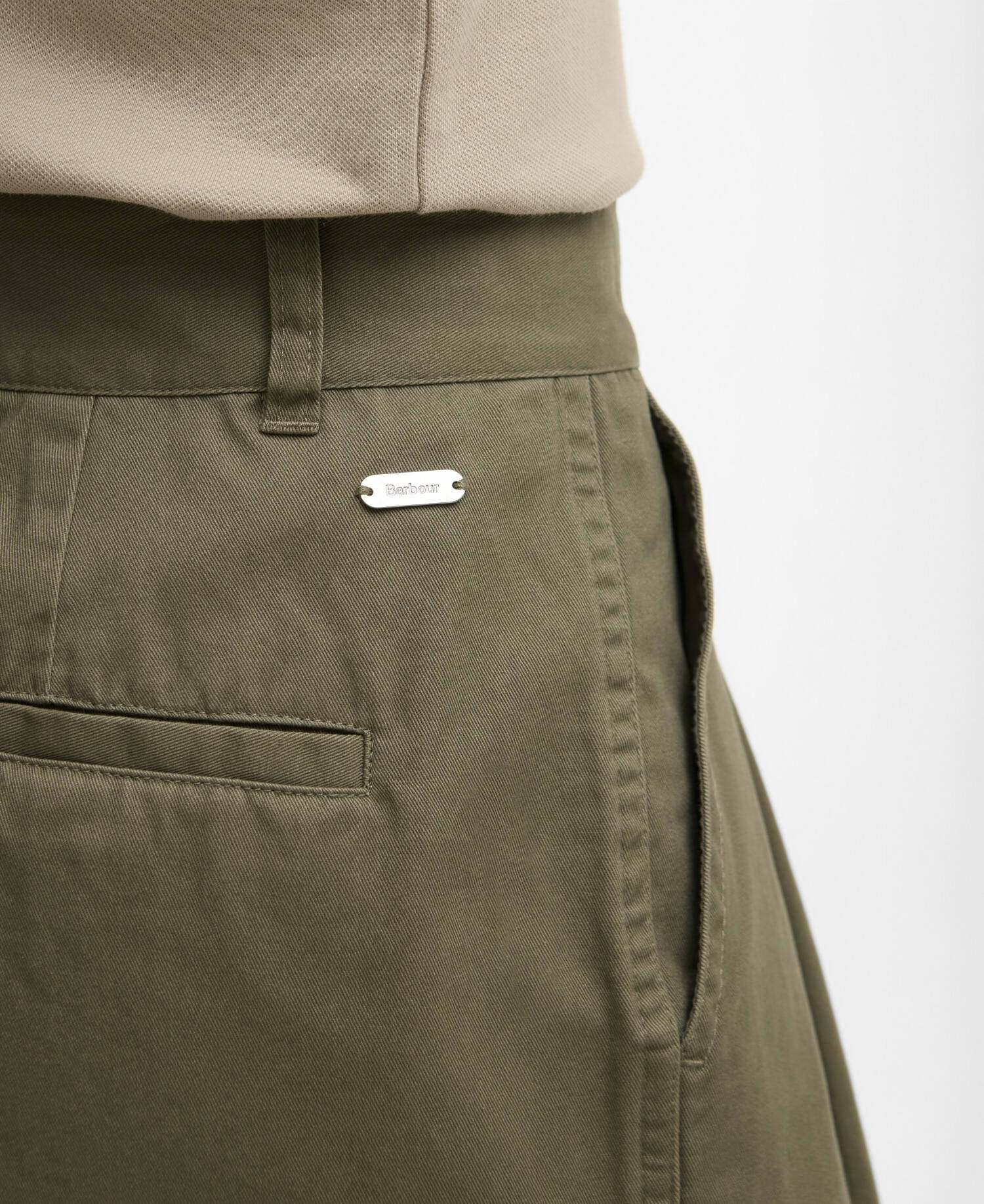 Fern Pleated Shorts Dusky Green image number 3