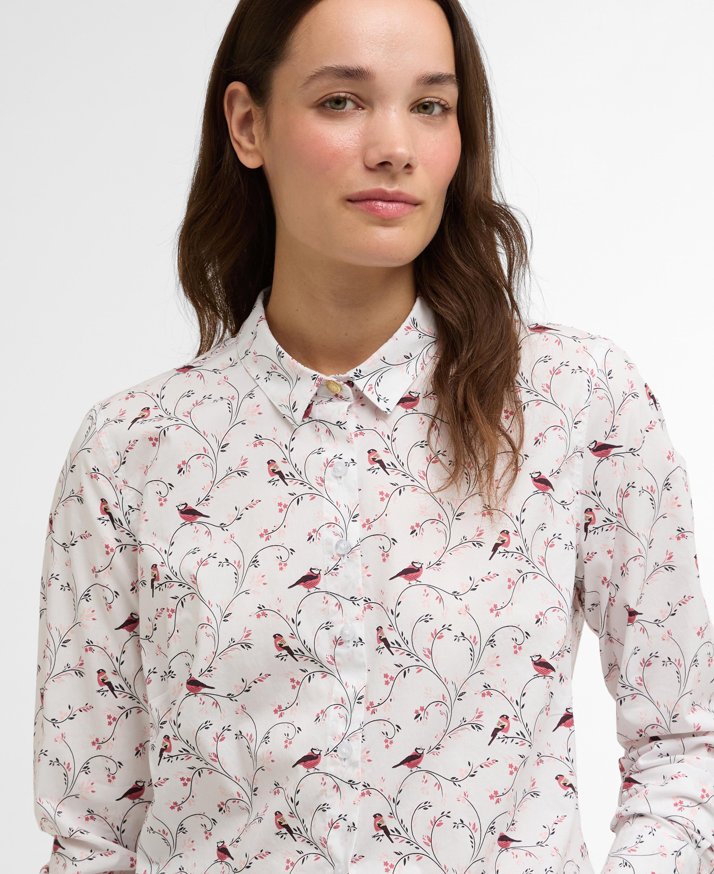 Bluse Brambles Tailored Bird Print