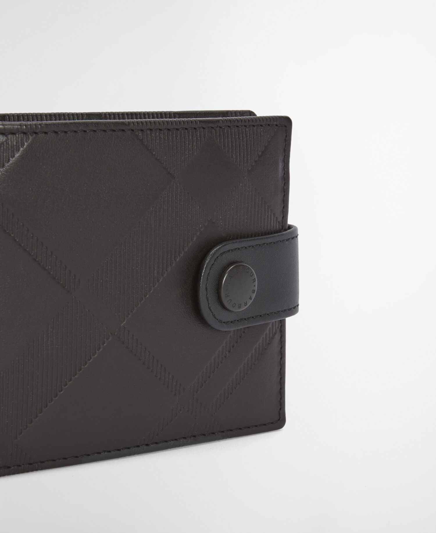 Portafoglio in pelle Bamburgh Deboss Black