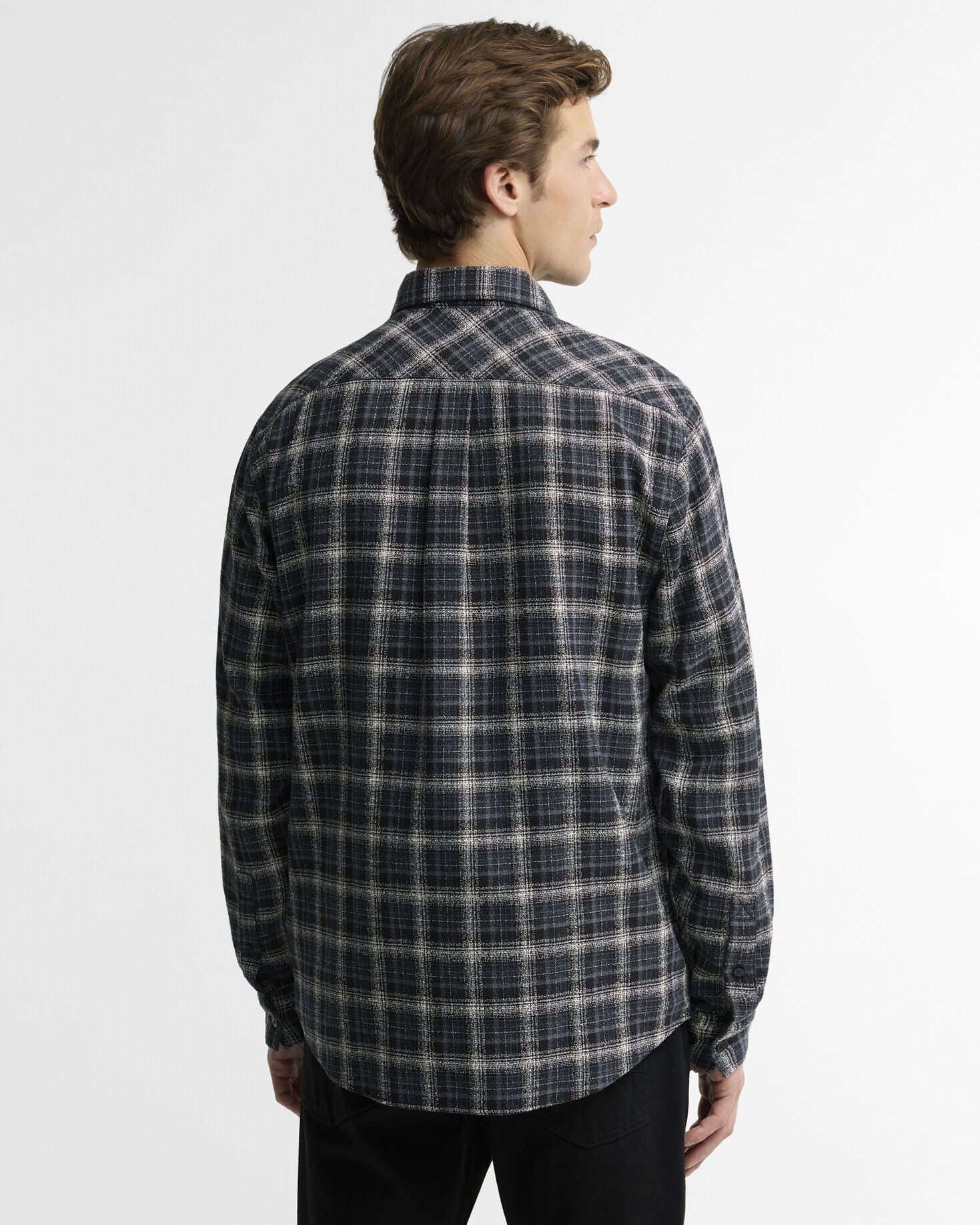 Camicia a maniche lunghe dalla vestibilit&agrave; leggermente aderente Transverse Black