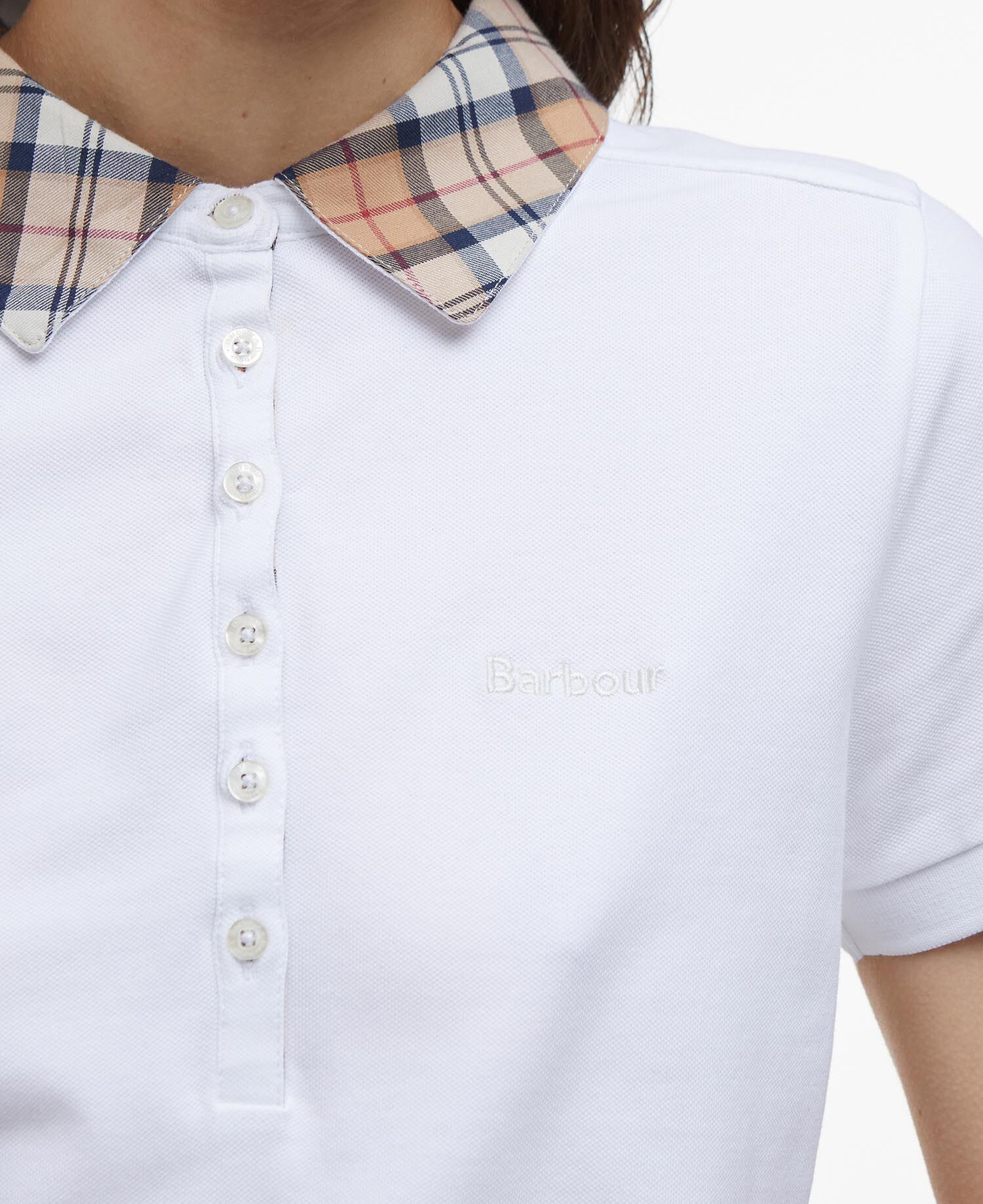 Malvern Short-Sleeved Polo Shirt White/Hessian
