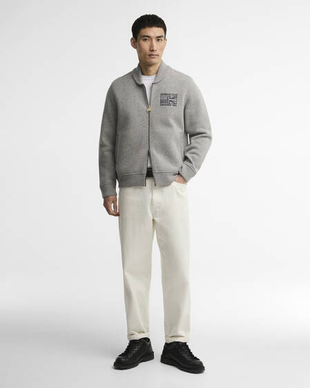 Steve McQueen Mack Cardigan Grey Marl