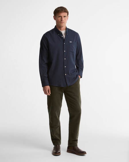 Camicia Sparrowhill a maniche lunghe con vestibilit&agrave; regular Navy